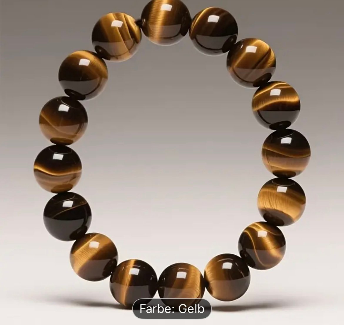 Tigeraugen Steinperlen Armband - Image 8