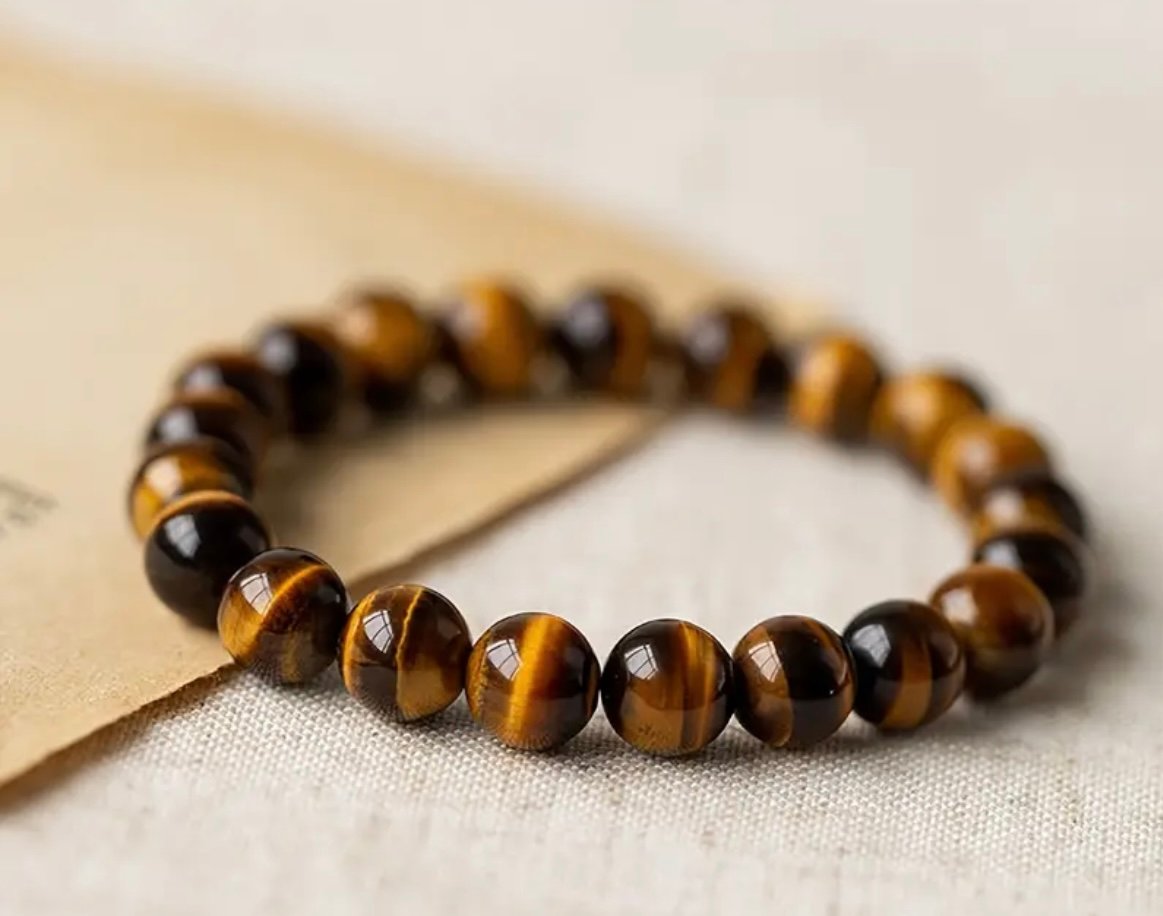 Tigeraugen Steinperlen Armband - Image 5