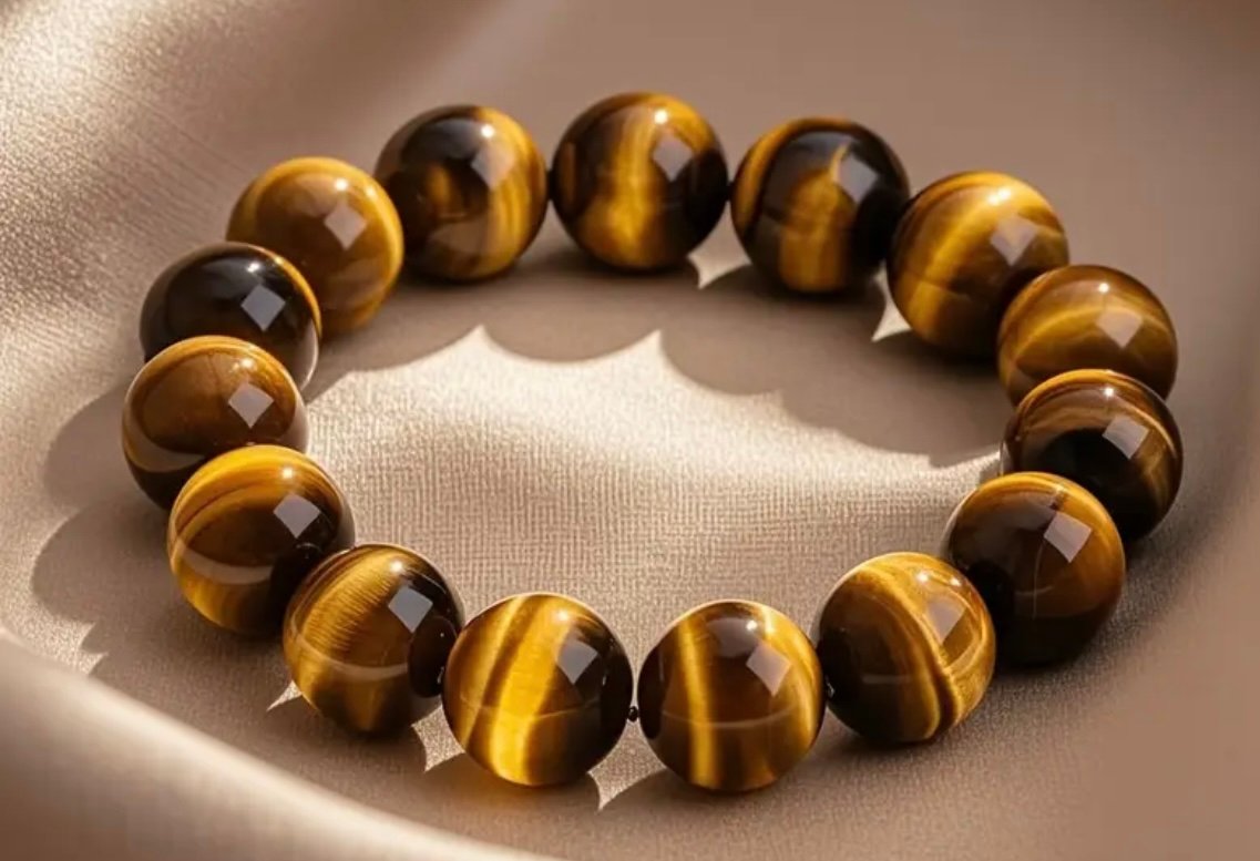 Tigeraugen Steinperlen Armband - Image 2