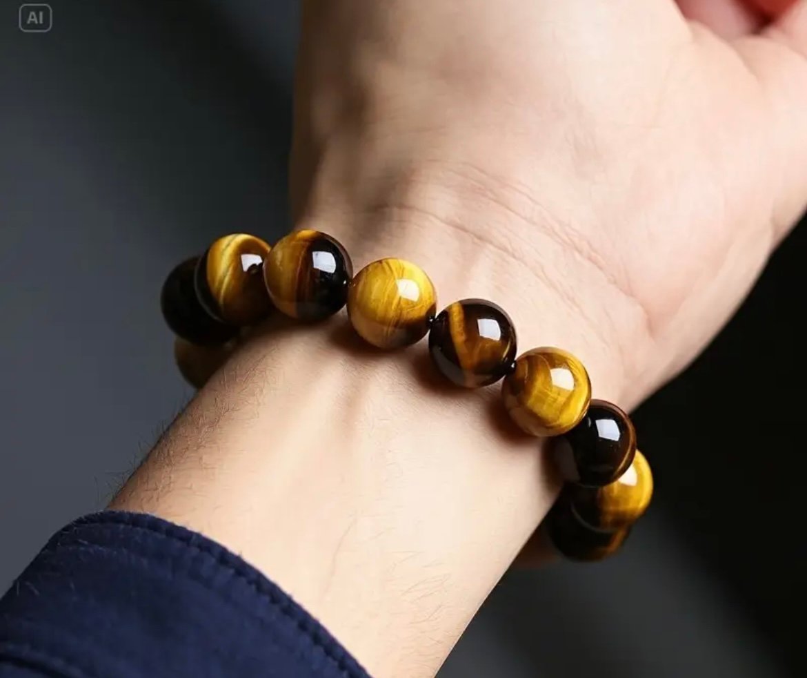 Tigeraugen Steinperlen Armband - Image 10